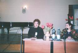 Н. А. Шконда на Международной конференции в гуманитарном Центре 